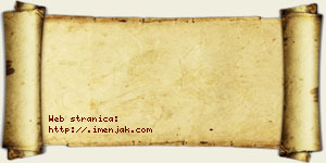 Gala Perković vizit kartica